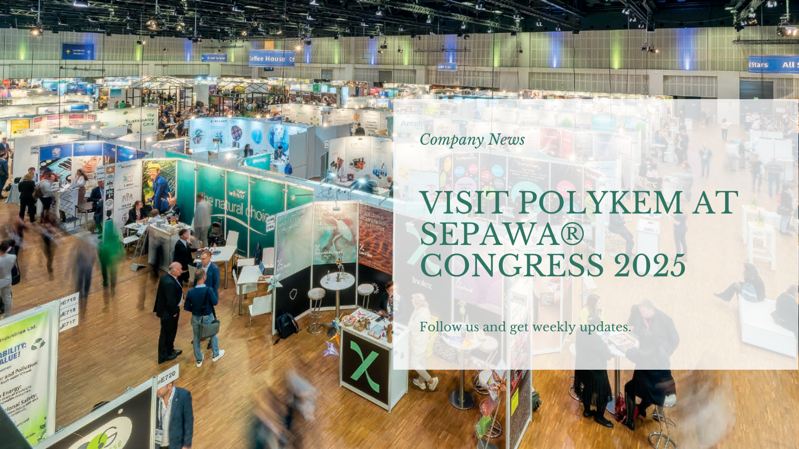 Navštívte Polykem Booth na kongrese Sepawa® 2025 v Berlíne!
