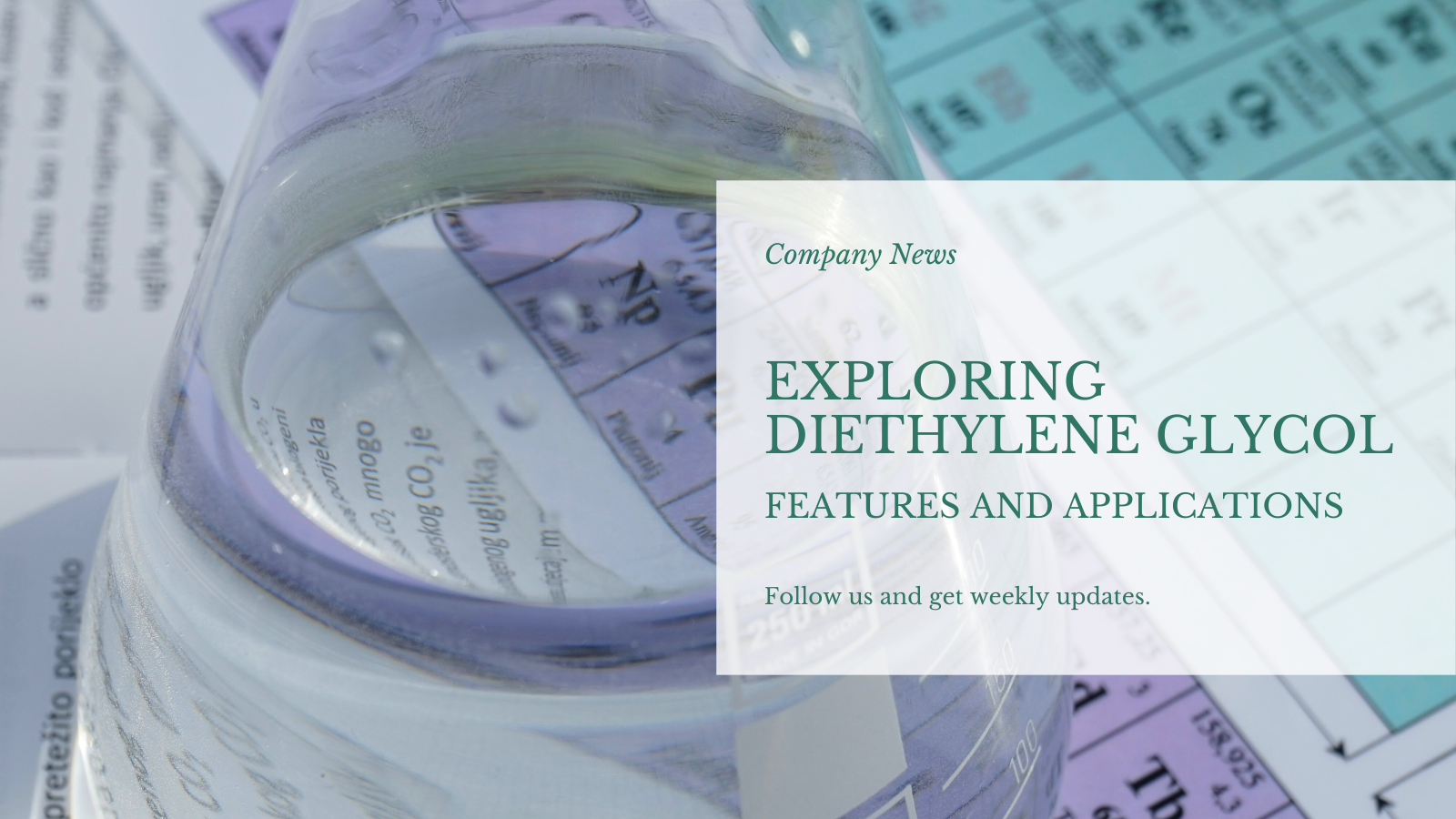 Skúmanie dietylénglykolu: Vlastnosti a rôzne aplikácie