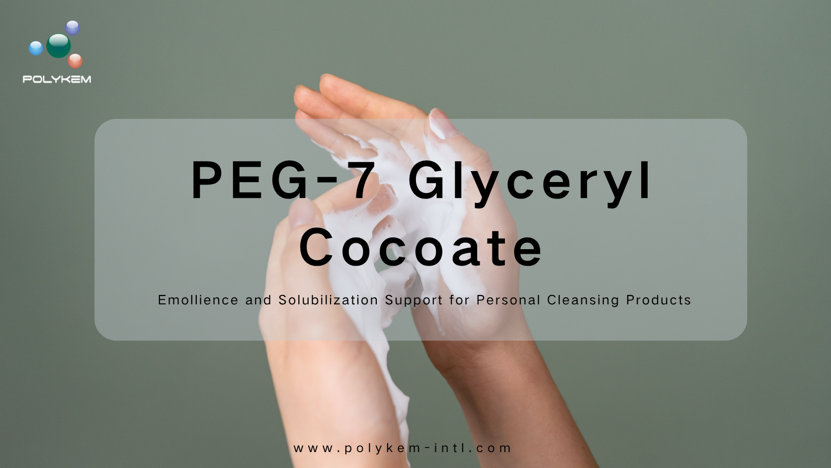 PEG-7 Glyceryl Cocoate na umývanie tela a odstraňovače make-upu
